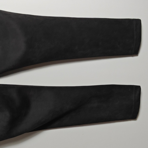 ANDREW MARC High Rise Faux Suede Ankle Pant Leggings Size Large - Picture 10 of 16